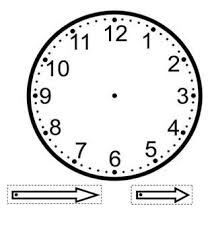 Make Your Own Clock Template Clock Template Clock Paper