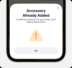 add an accessory to the home app