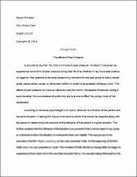 peer pressure essay outline jul 18 2012 extended definition essay peer pressure topic outline on peer pressure title thesis statement due to the need to conform to their