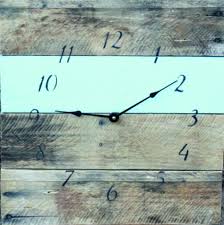 hours of wood wooden wall clock