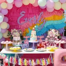 peppa pig rainbow birthday party