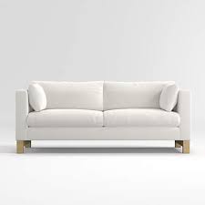 Pacific 2 Seat Track Arm Sofa With Wood