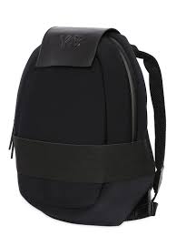 y 3 qasa oval backpack in black modesens