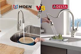 moen vs delta a kitchen faucets read