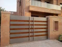 Gates are important to secure any property. House Main Gate Colour Combination Journal House Ideas