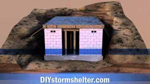 concrete block diy storm shelter 12x20