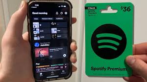 how to redeem spotify premium gift card