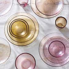 New Colored Glass Dinnerware Has Our