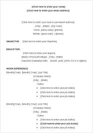 10 College Resume Template Sample Examples Free