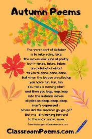 autumn poems for kids