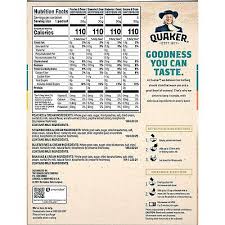 quaker instant oatmeal fruit and cream