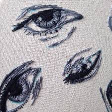 Pros and cons are almost the same as for crocheted eyes. Hand Embroidered Eyes Offensivestitch