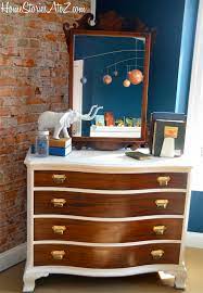 Two Toned Dresser Makeover Home