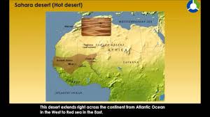 World deserts map sahara desert location map stock vector. Sahara Desert Natural Vegetation And Wild Life Cbse Grade 7 Geography Youtube