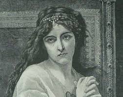 1886 Antique Print Of Desdemona By Alexandre Cabanel - Shakesperian Art Print - William Shakespeare Print- Othello - Victorian Art - Sadness. - il_340x270.495631201_68wd