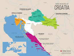 Road map of the croatian coast. Introduction To Croatian Wines Wine Folly