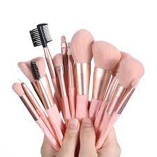 15pcs pink makeup brushes premium