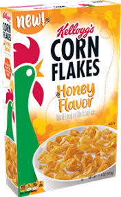 corn flakes honey flavor cereal