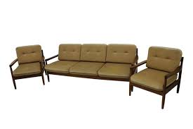 Tagesbett Couch 2 Sessel 3er Set