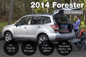 Compare The 2014 Subaru Forester To The Competition