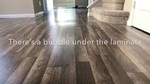 laminate flooring bubbles