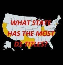 what state has the most ncaa division i