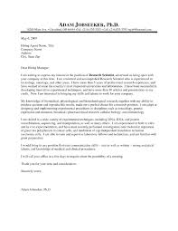 Cover Letter Phd Application Molecular Biology How To Write