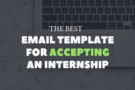the best email template for accepting