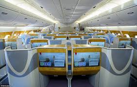 Emirates fly three versions of this aircraft: Emirates Airbus A380 800 Business Class Seating Plan