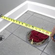 how to measure toilet rough in distance