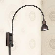 Led Bronze Gooseneck Plug In Swing Arm Wall Lamp 72892 Lamps Plus