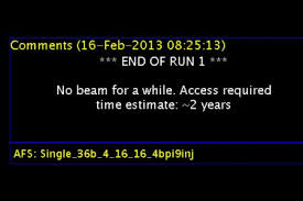 lhc access required time estimate 2