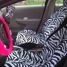 Zebra Seat Covers Girly Car