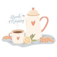 good morning tea pot and lemons cozy