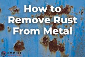 how to remove rust from metal from