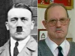 &quot;Jean-Marie Loret, shown in the video framegrab on the right, was told decades ago that his father was one of the most infamous men ever to have lived: ... - 18617hitlerjr