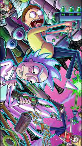 iphone rick and morty wallpaper