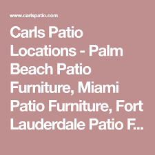 Carls Patio Locations Palm Beach