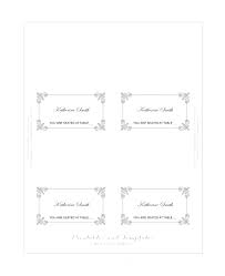 Folded Place Cards Template Folding Place Cards Template Luxury