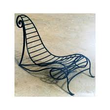 Forged Patio Chaise Longue Wrought