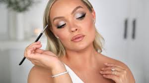 cool tone bridal glam makeup tutorial