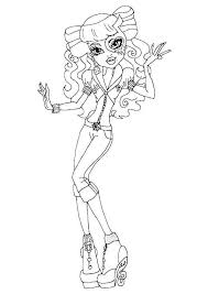 When i saw the new monster high dolls , i flipped! Free Monster High Coloring Pages To Print For Kids