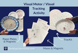 visual motor activity using magnets