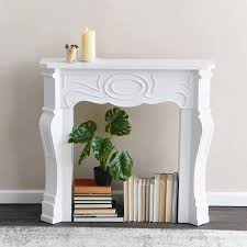 Storied Home Victorian Mantel White