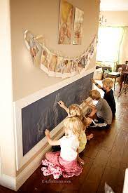 Kids Chalkboard Art Wall How To Turn A
