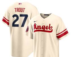 Image of Mike Trout Los Angeles Angels City Connect jersey