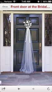 front door for a bridal shower