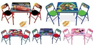 5 out of 5 stars with 1 ratings. Kids Folding Table Chair Set Toddler Children Activity Study Play Craft Washable Ebay