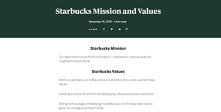write a mission statement for your business