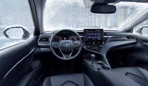 interior of the 2022 toyota camry